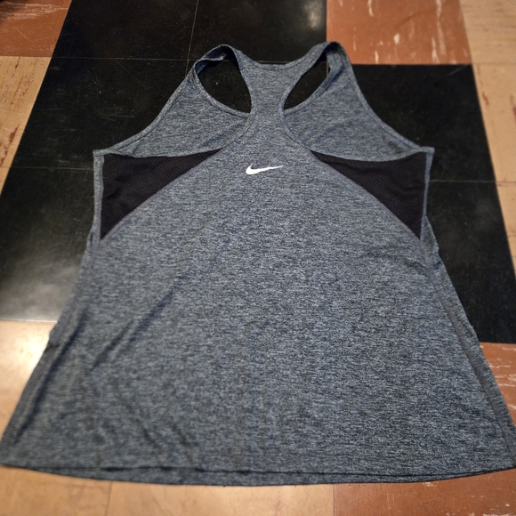 Nike Dri Fit racerback tank top. Misses size XL gray black netting NWOT - Picture 3 of 7